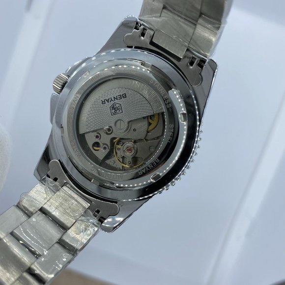 New Watch Men Automatic Mechanical Tourbillon Clock Fashion Sport Diving Watch - Picture 4 of 11